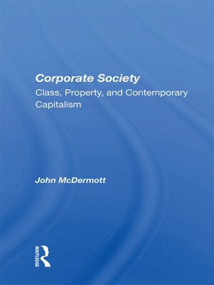 cover image of Corporate Society